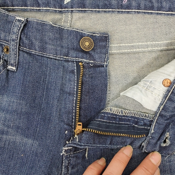 NWT Dojo beaded rhinestone pocket jeanssize 30 - Picture 10 of 15